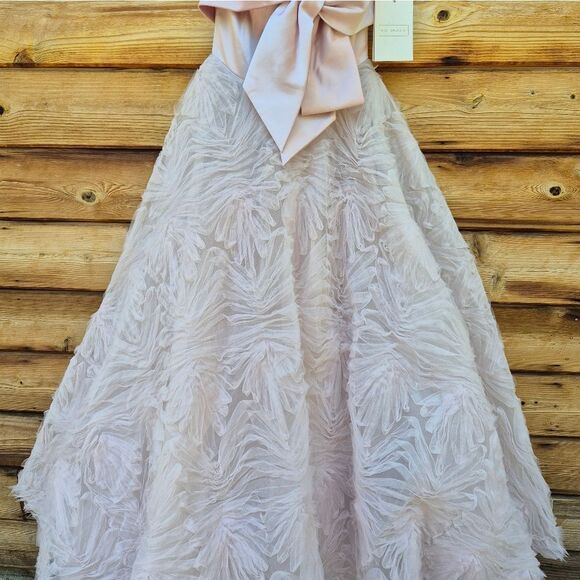 MAC DUGGAL 20584 Strapless Front Bow Knot Tulle Gown Dress - Picture 7 of 14